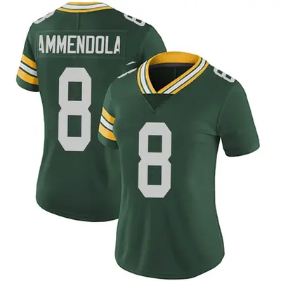 Women's Limited Matt Ammendola Green Bay Packers Green Team Color Vapor Untouchable Jersey