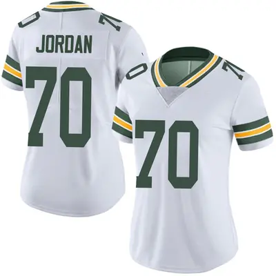 Women's Limited Michael Jordan Green Bay Packers White Vapor Untouchable Jersey
