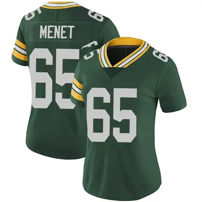 Women's Limited Michal Menet Green Bay Packers Green Team Color Vapor Untouchable Jersey