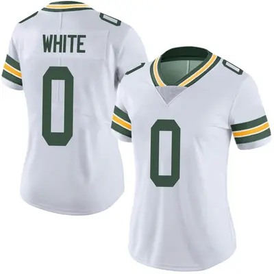 Women's Limited Parker White Green Bay Packers White Vapor Untouchable Jersey