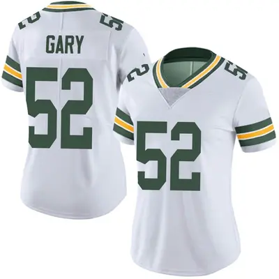 Women's Limited Rashan Gary Green Bay Packers White Vapor Untouchable Jersey