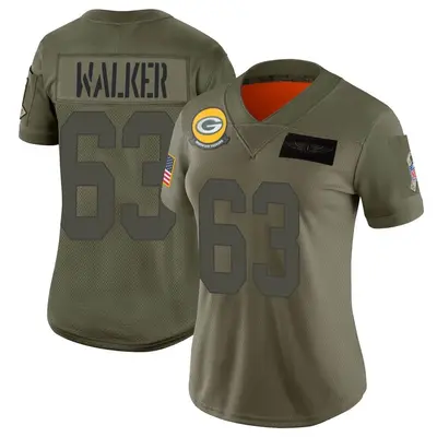 Women's Limited Rasheed Walker Green Bay Packers Camo 2019 Salute to Service Jersey