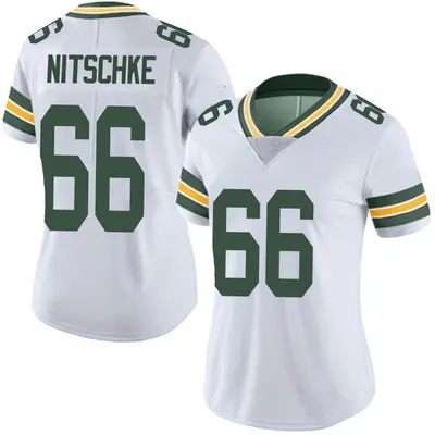 Women's Limited Ray Nitschke Green Bay Packers White Vapor Untouchable Jersey