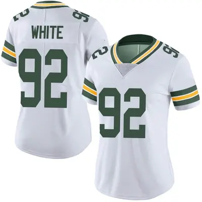 Women's Limited Reggie White Green Bay Packers White Vapor Untouchable Jersey