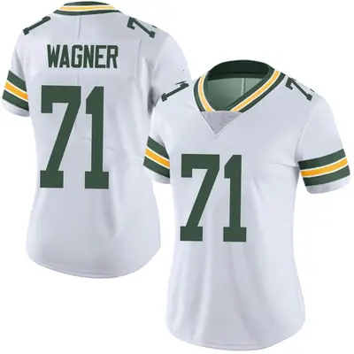 Women's Limited Rick Wagner Green Bay Packers White Vapor Untouchable Jersey