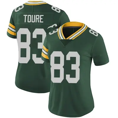 Women's Limited Samori Toure Green Bay Packers Green Team Color Vapor Untouchable Jersey