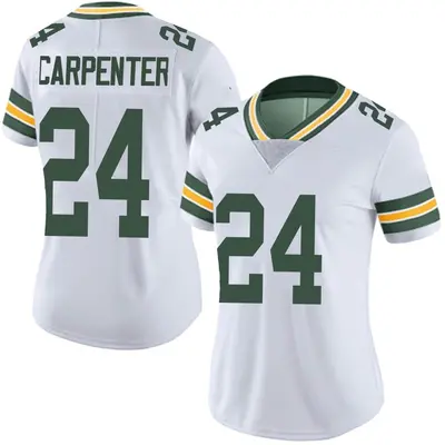 Women's Limited Tariq Carpenter Green Bay Packers White Vapor Untouchable Jersey