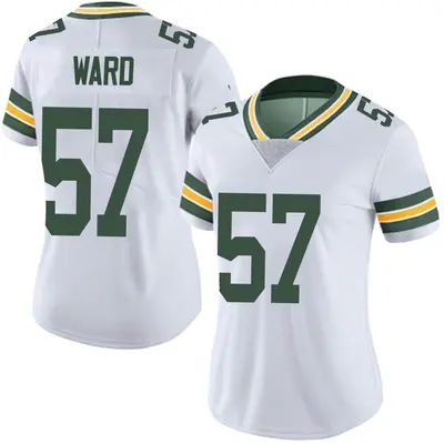 Women's Limited Tim Ward Green Bay Packers White Vapor Untouchable Jersey