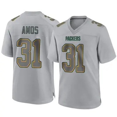 Youth Game Adrian Amos Green Bay Packers Gray Atmosphere Fashion Jersey