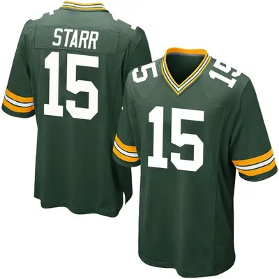 Youth Game Bart Starr Green Bay Packers Green Team Color Jersey