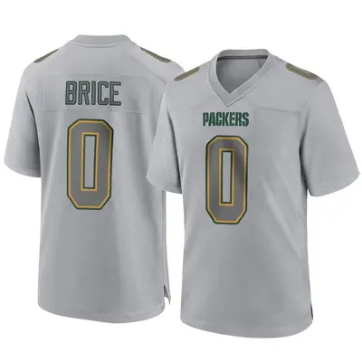 Youth Game Caliph Brice Green Bay Packers Gray Atmosphere Fashion Jersey