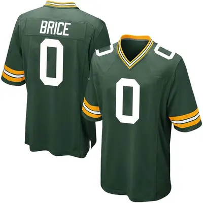 Youth Game Caliph Brice Green Bay Packers Green Team Color Jersey