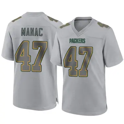 Youth Game Chauncey Manac Green Bay Packers Gray Atmosphere Fashion Jersey