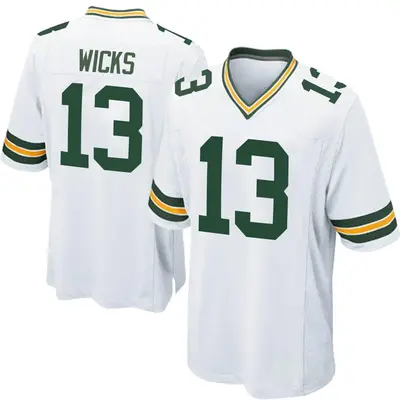 Youth Game Dontayvion Wicks Green Bay Packers White Jersey