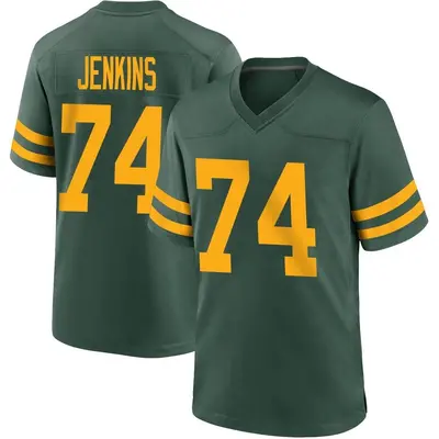 Youth Game Elgton Jenkins Green Bay Packers Green Alternate Jersey