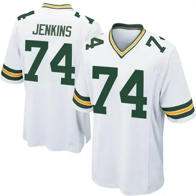 Youth Game Elgton Jenkins Green Bay Packers White Jersey