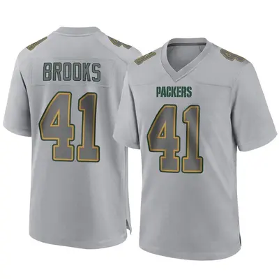 Youth Game Ellis Brooks Green Bay Packers Gray Atmosphere Fashion Jersey