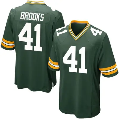 Youth Game Ellis Brooks Green Bay Packers Green Team Color Jersey