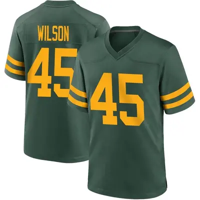 Youth Game Eric Wilson Green Bay Packers Green Alternate Jersey
