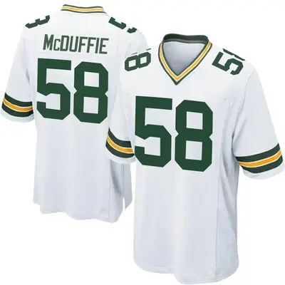 Youth Game Isaiah McDuffie Green Bay Packers White Jersey