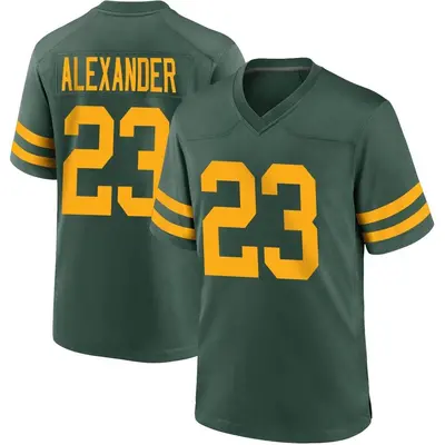 Youth Game Jaire Alexander Green Bay Packers Green Alternate Jersey