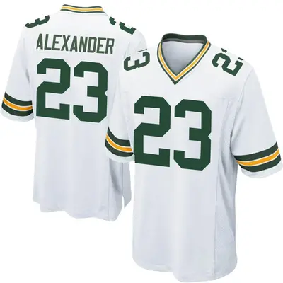 Youth Game Jaire Alexander Green Bay Packers White Jersey