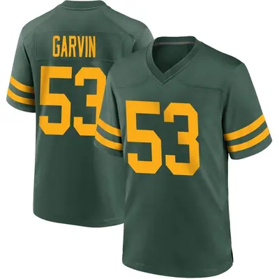 Youth Game Jonathan Garvin Green Bay Packers Green Alternate Jersey