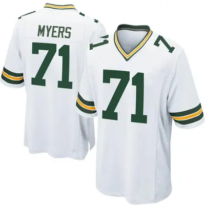 Youth Game Josh Myers Green Bay Packers White Jersey