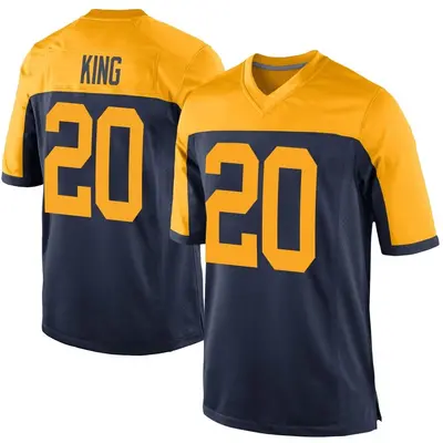Youth Game Kevin King Green Bay Packers Navy Alternate Jersey