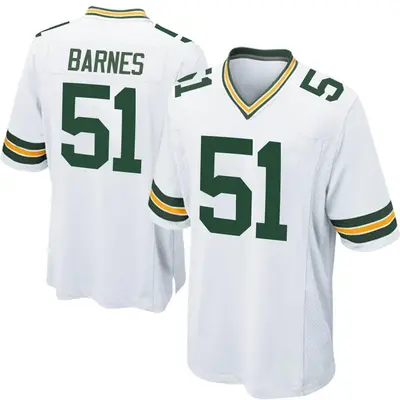 Youth Game Krys Barnes Green Bay Packers White Jersey