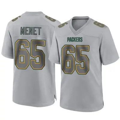 Youth Game Michal Menet Green Bay Packers Gray Atmosphere Fashion Jersey