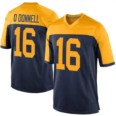 Youth Game Pat O'Donnell Green Bay Packers Navy Alternate Jersey