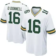 Youth Game Pat O'Donnell Green Bay Packers White Jersey