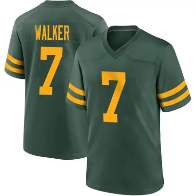 Youth Game Quay Walker Green Bay Packers Green Alternate Jersey