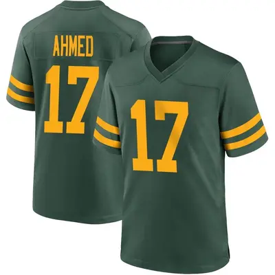 Youth Game Ramiz Ahmed Green Bay Packers Green Alternate Jersey