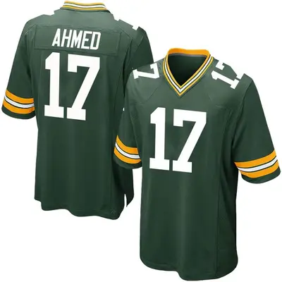 Youth Game Ramiz Ahmed Green Bay Packers Green Team Color Jersey
