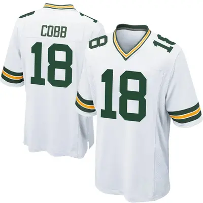 Youth Game Randall Cobb Green Bay Packers White Jersey