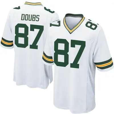 Youth Game Romeo Doubs Green Bay Packers White Jersey