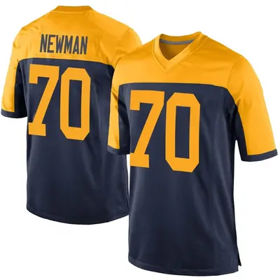 Youth Game Royce Newman Green Bay Packers Navy Alternate Jersey