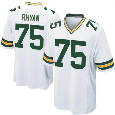 Youth Game Sean Rhyan Green Bay Packers White Jersey
