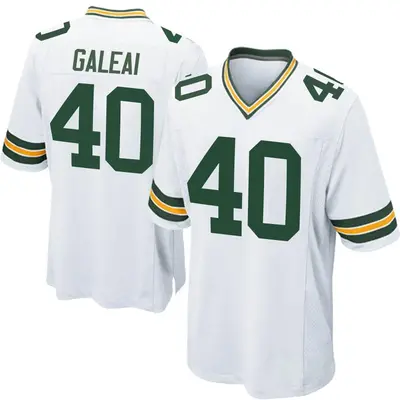 Youth Game Tipa Galeai Green Bay Packers White Jersey