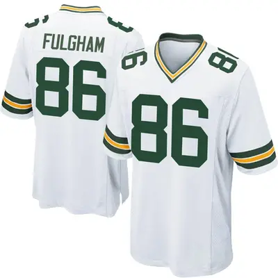 Youth Game Travis Fulgham Green Bay Packers White Jersey