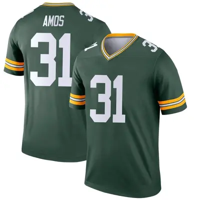 Youth Legend Adrian Amos Green Bay Packers Green Jersey