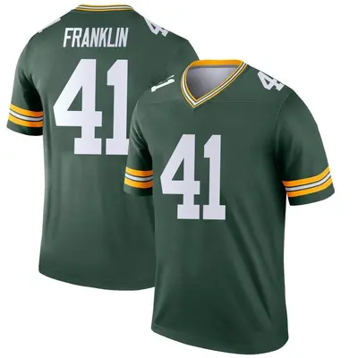 Youth Legend Benjie Franklin Green Bay Packers Green Jersey