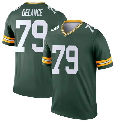 Youth Legend Jean Delance Green Bay Packers Green Jersey