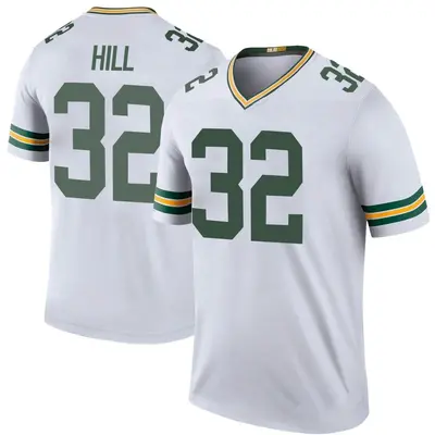 Youth Legend Kylin Hill Green Bay Packers White Color Rush Jersey