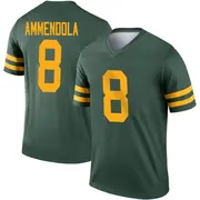Youth Legend Matt Ammendola Green Bay Packers Green Alternate Jersey