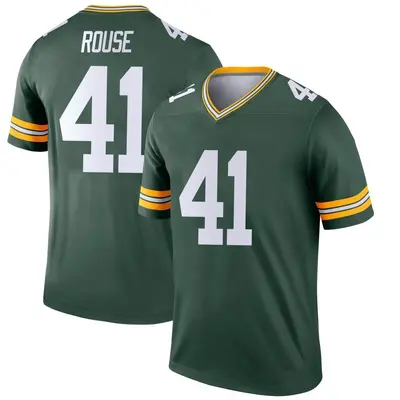 Youth Legend Nydair Rouse Green Bay Packers Green Jersey