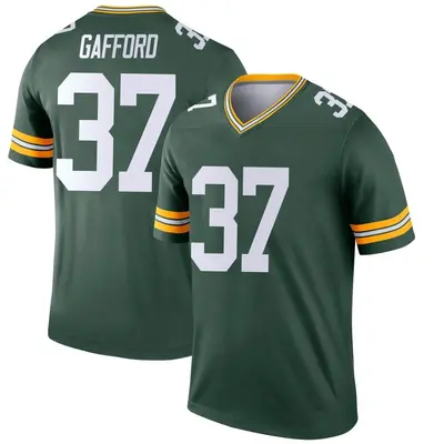 Youth Legend Rico Gafford Green Bay Packers Green Jersey