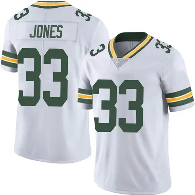 Youth Limited Aaron Jones Green Bay Packers White Vapor Untouchable Jersey